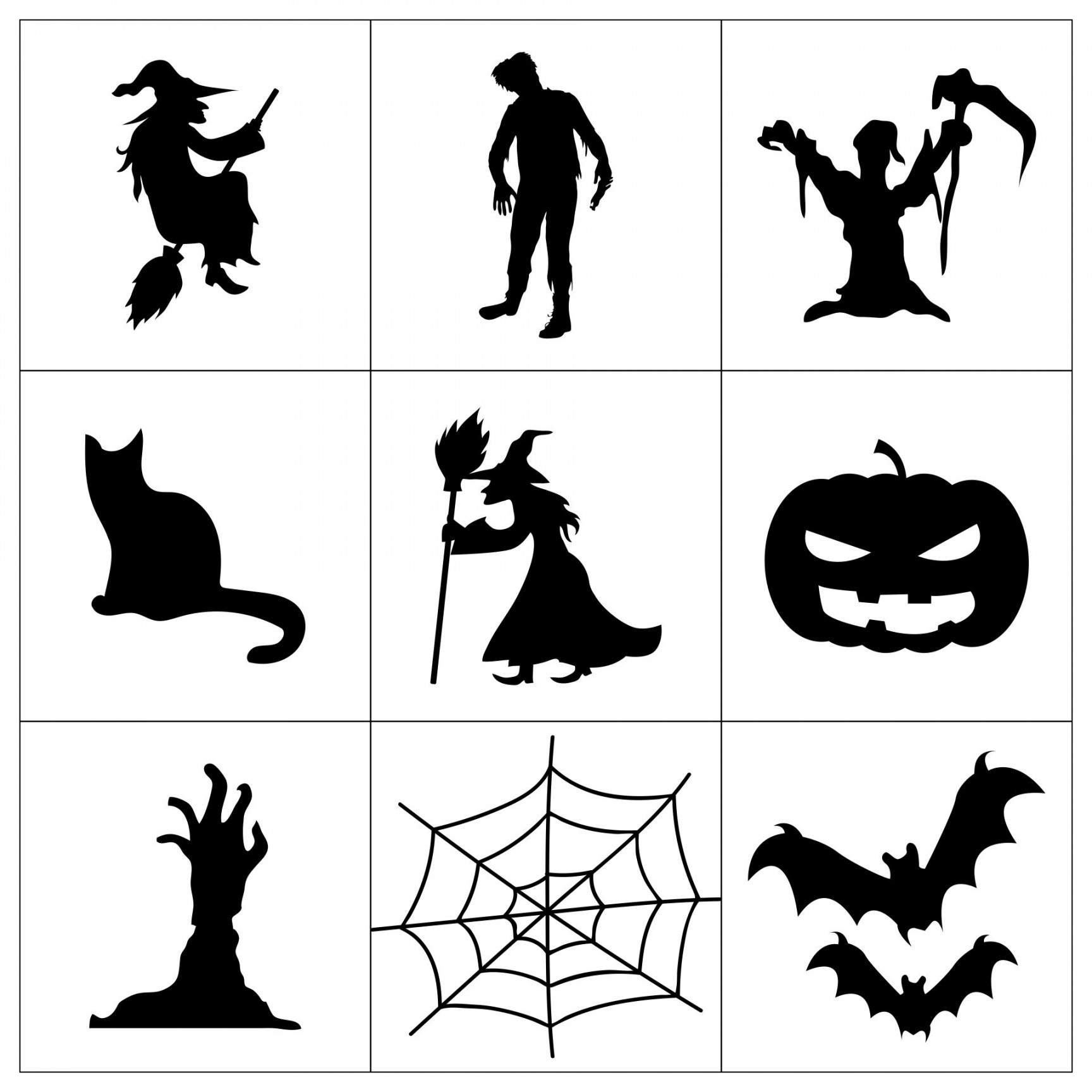 Best Printable Halloween Templates - printablee