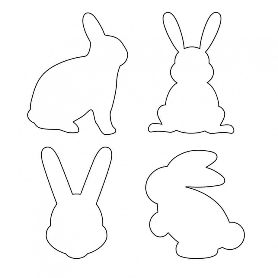 Free Printable Bunny Templates - Daily Printables