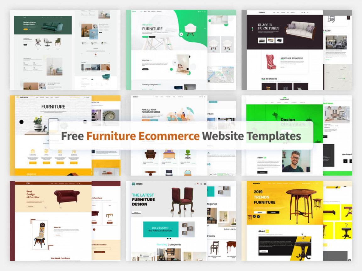 + Furniture eCommerce Website Templates Free Download 23