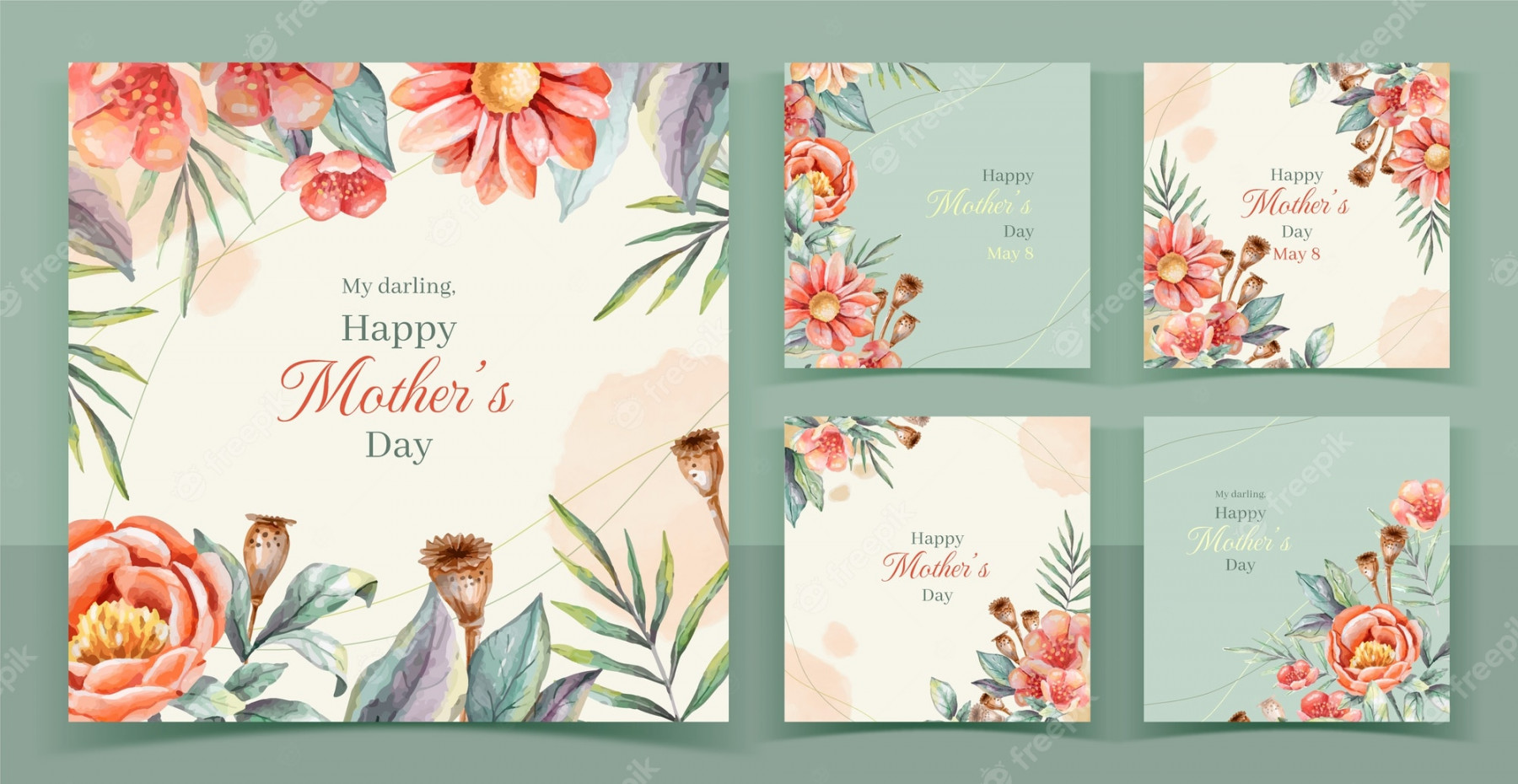 Mothers day template Vectors & Illustrations for Free Download