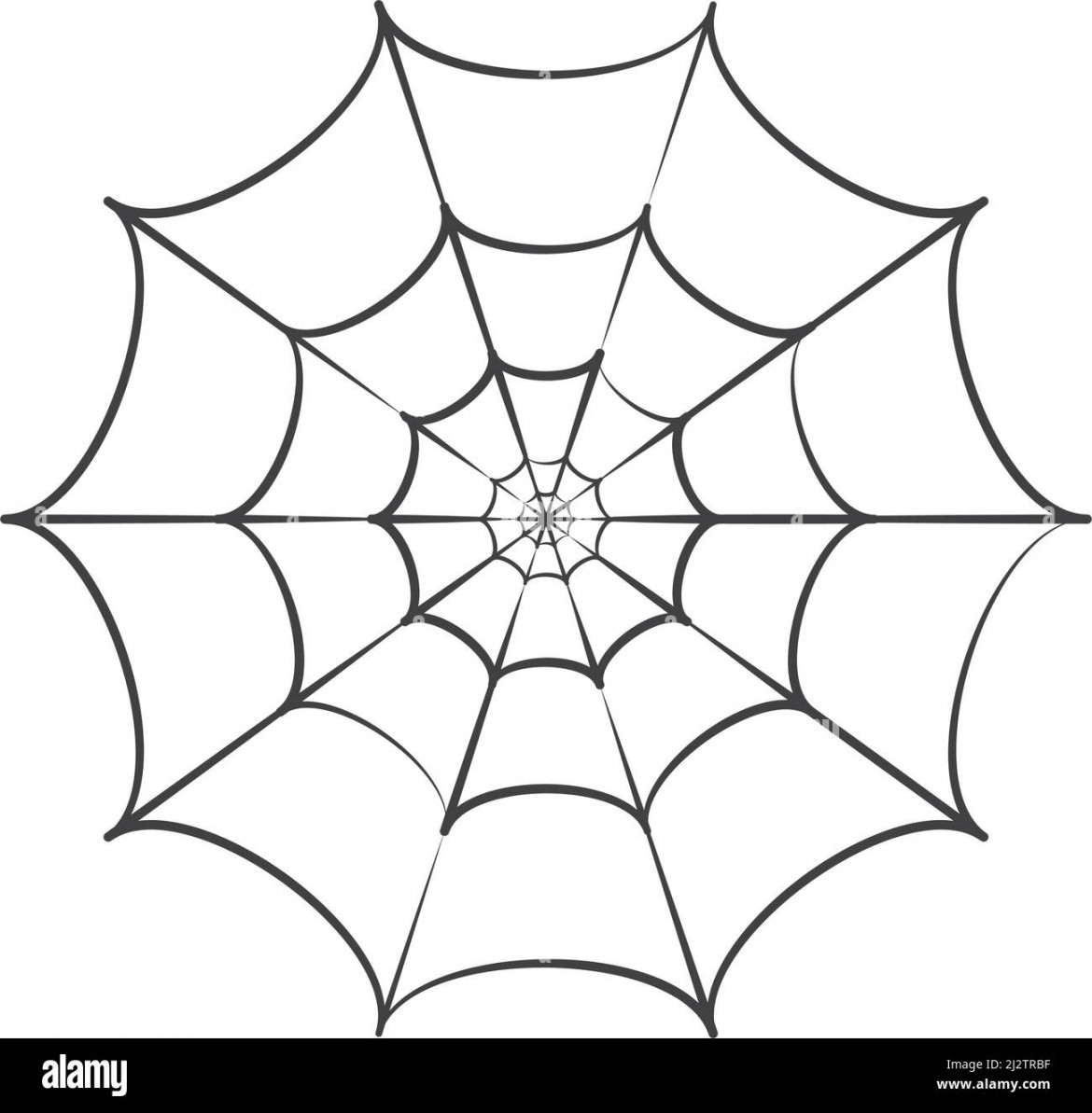 spider web ilustration logo vector template Stock Vector Image