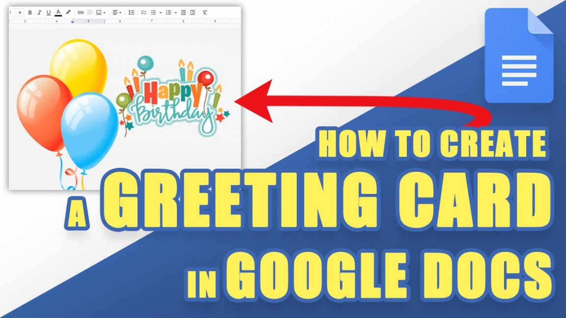 [TUTORIAL] How to Create a Printable GREETING CARD in GOOGLE DOCS (for Any  Occasion!)