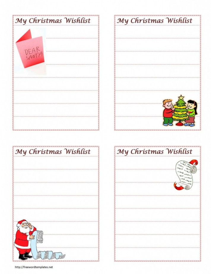 Christmas Wish List  Christmas wish list template, Christmas list