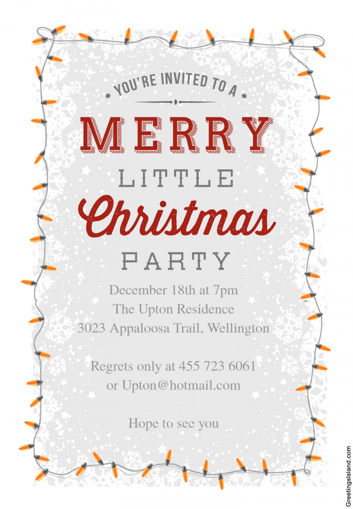 Free Christmas Party Invitations That You Can Print