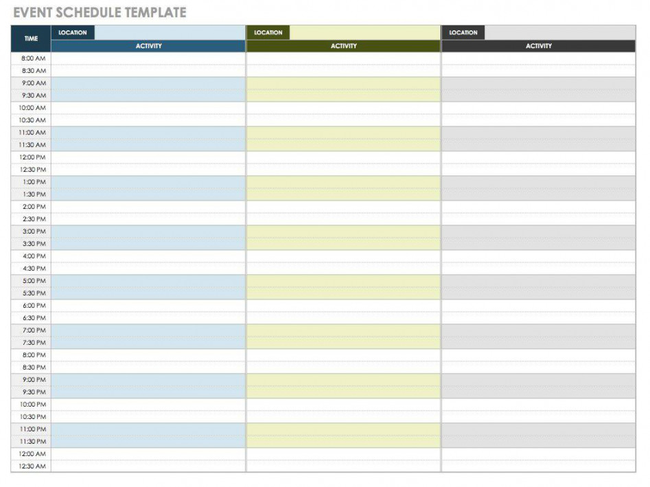 Free Event Planning Templates  Smartsheet