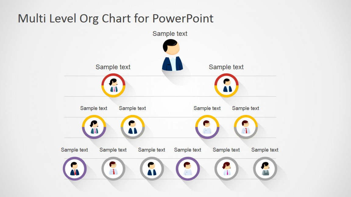 Free Multi-Level Org Chart Template for PowerPoint - SlideModel