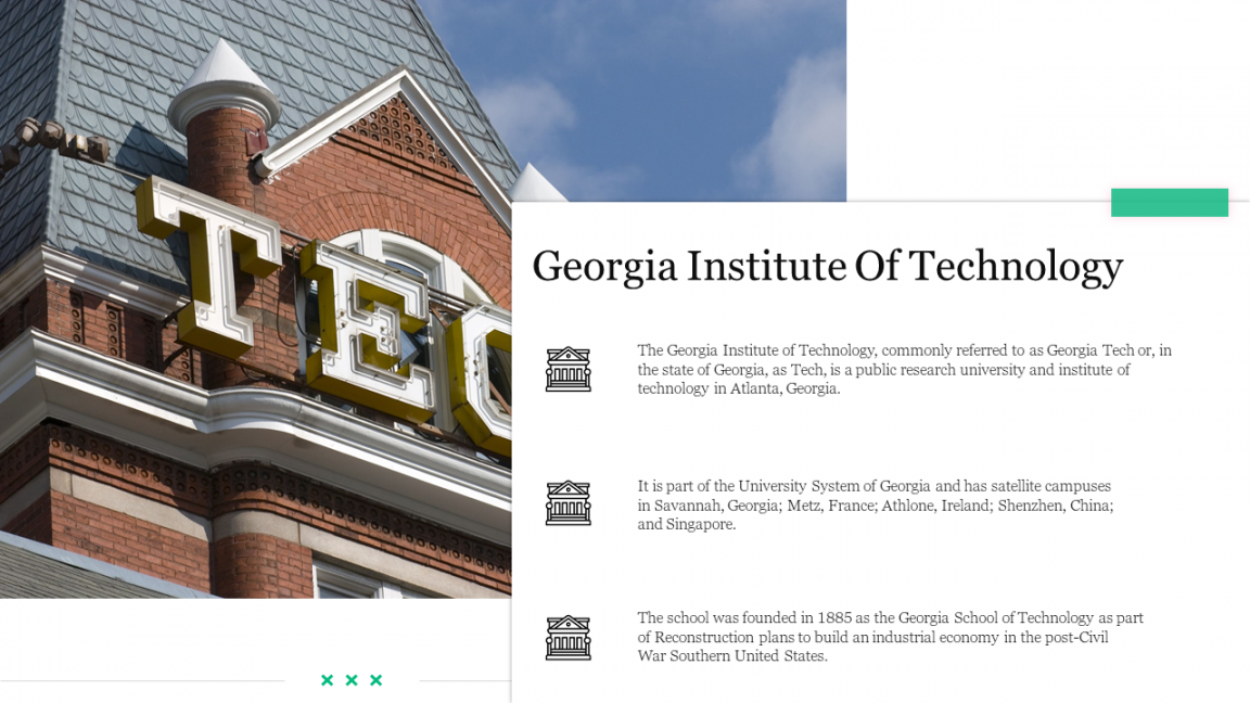 Georgia Tech PPT Templates Presentation and Google Slides