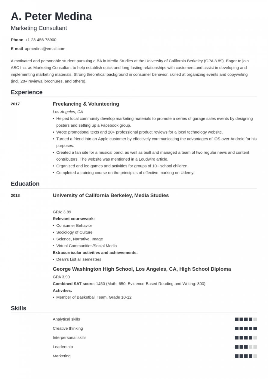 How to Make a Resume With No Experience: Examples & Tips