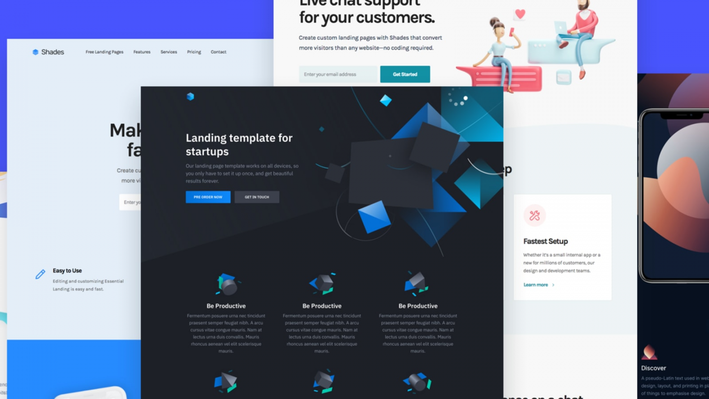 Landing Page Template:  Free HTML landing page templates - DEV