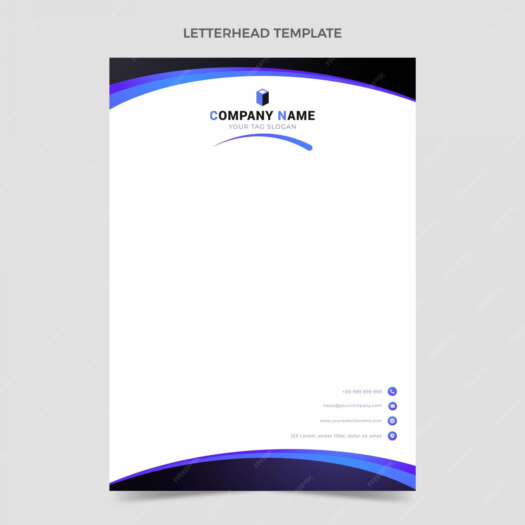 Letterhead Design Images - Free Download on Freepik