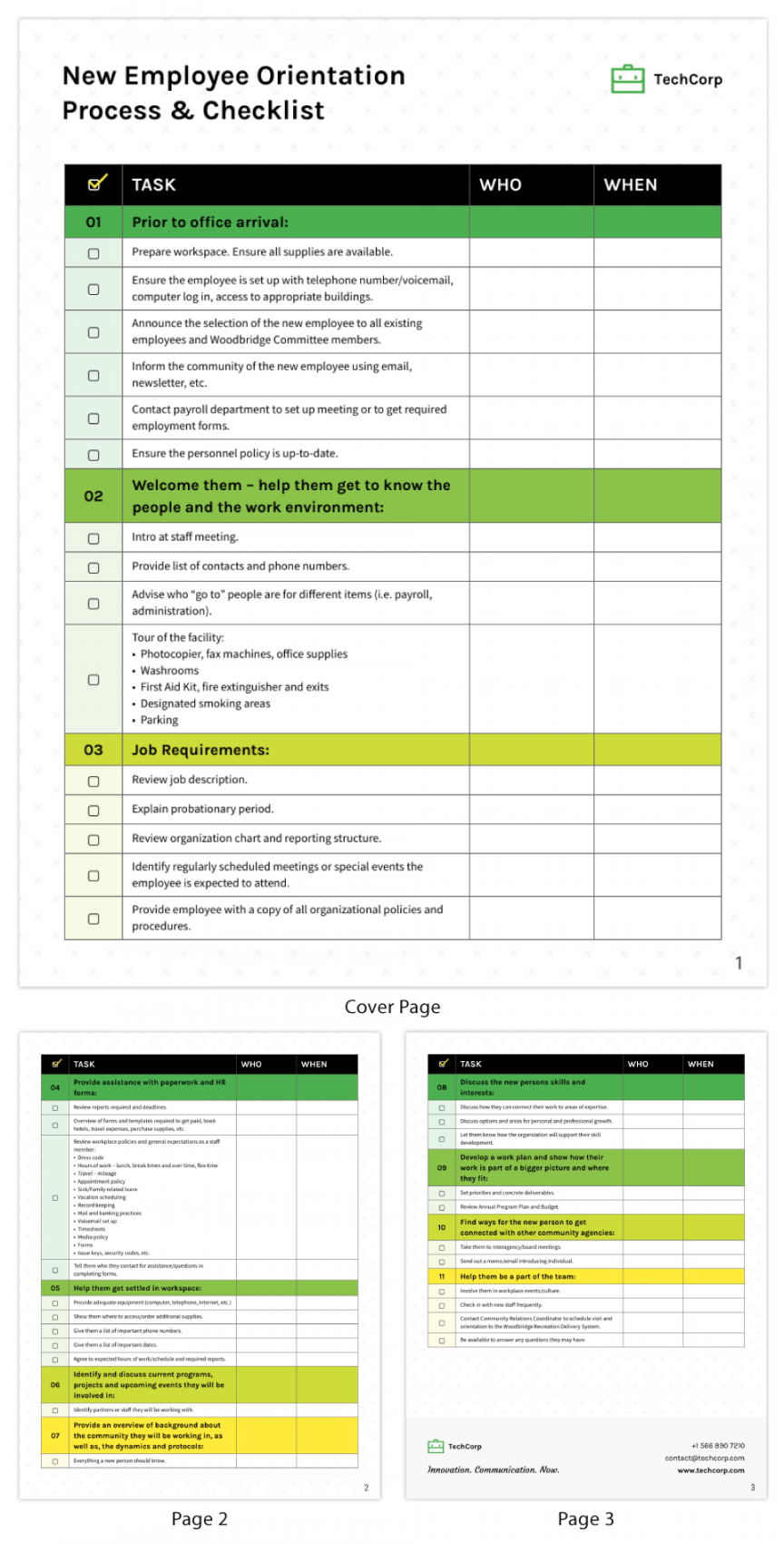 New Employee Orientation Process and Checklist Template - Venngage