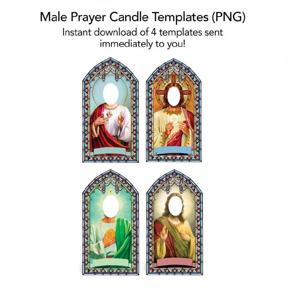 PNG Prayer Candle Templates set of  Digital Download - Etsy Denmark