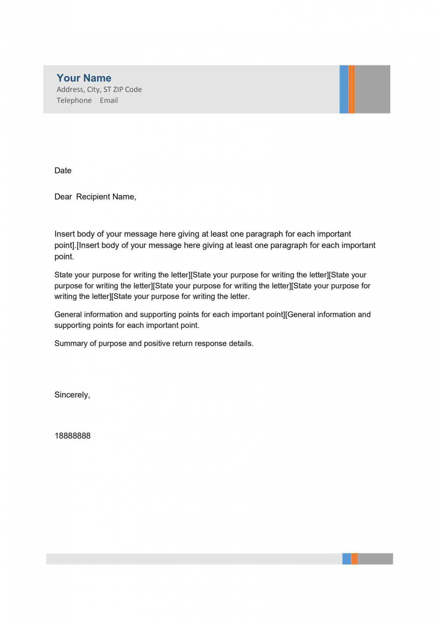 The  best Word business letter templates  WPS Office Academy