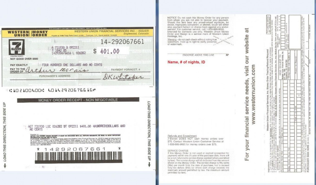 The surprising Money Order Template  Letters In   Money