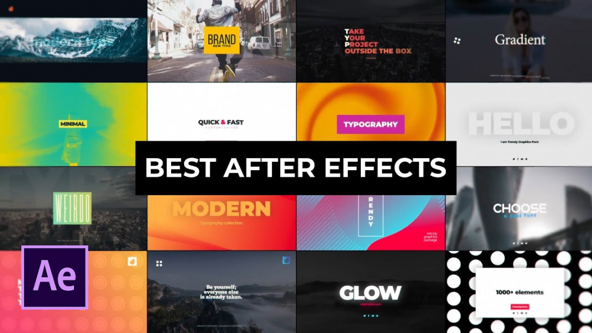 Best After Effects Templates Contest +  FREE Motion Graphics