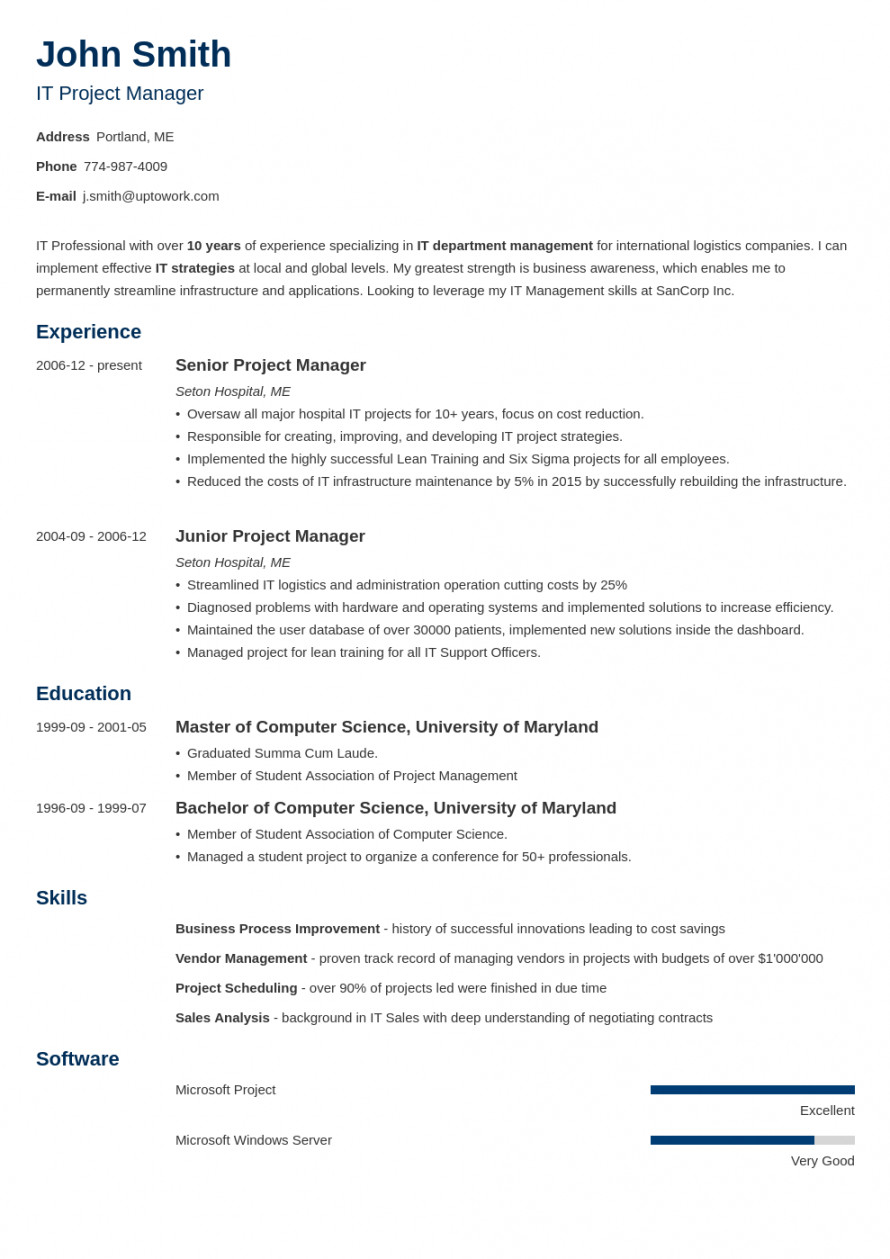 + Blank Resume Templates & Forms to Fill In