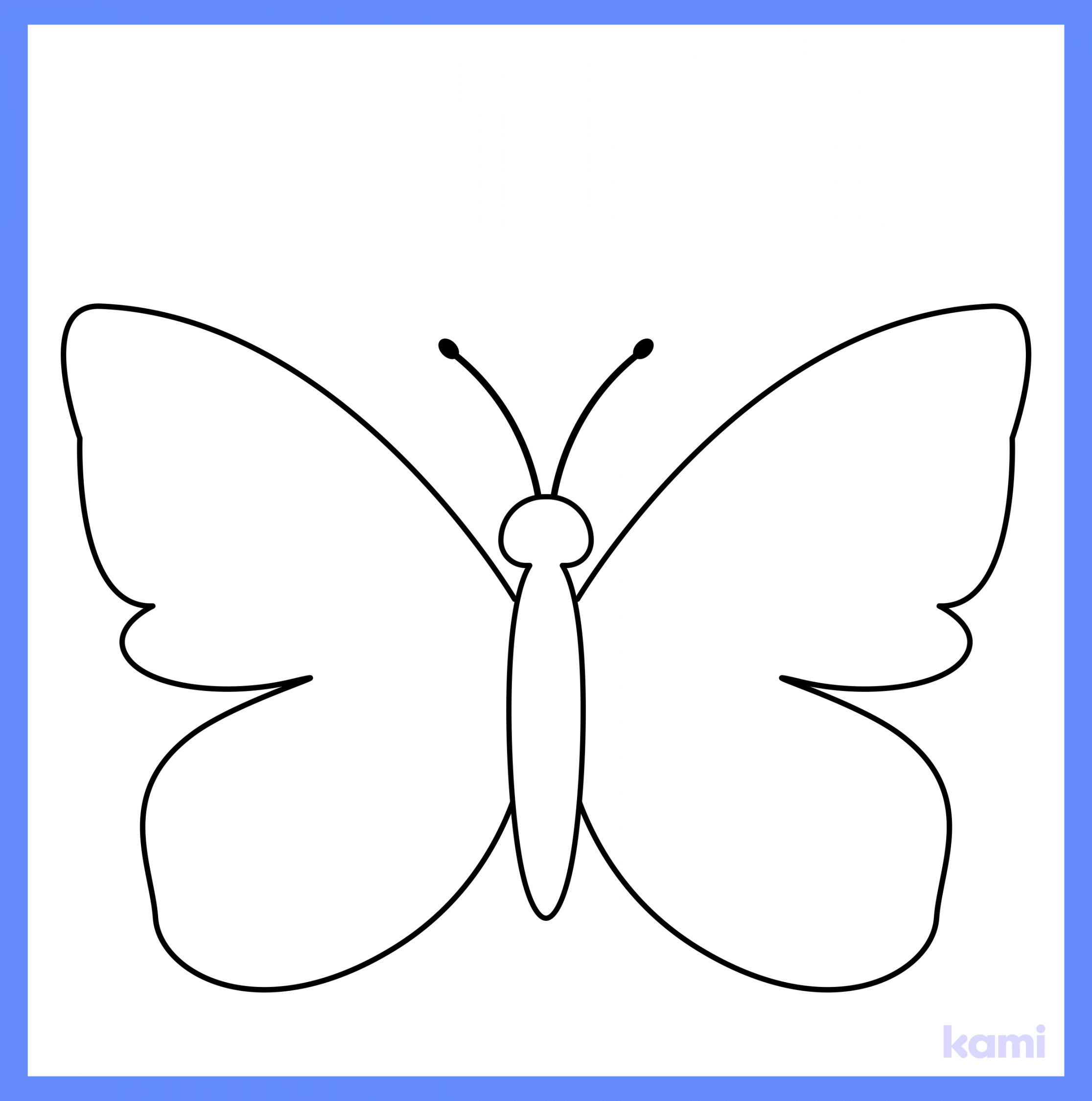 Butterfly Template for Teachers  Perfect for grades st, nd, rd