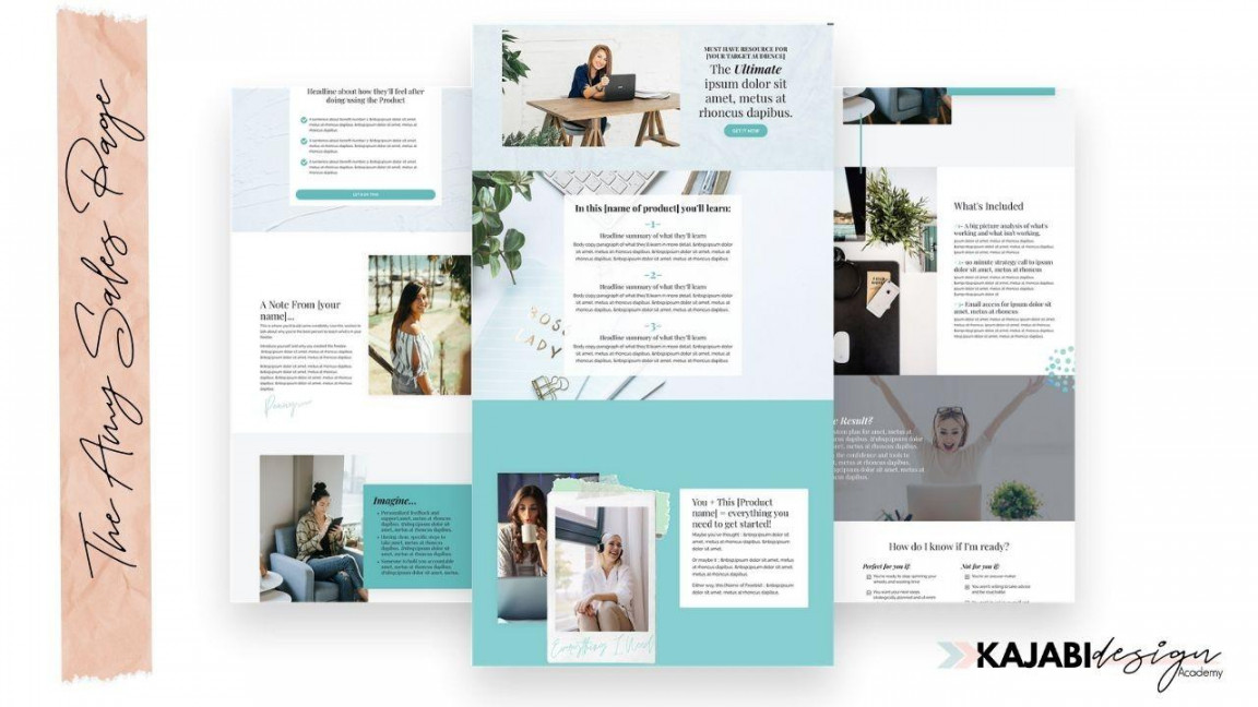 Buy Kajabi Sales Page Templates  Kajabi Design Examples