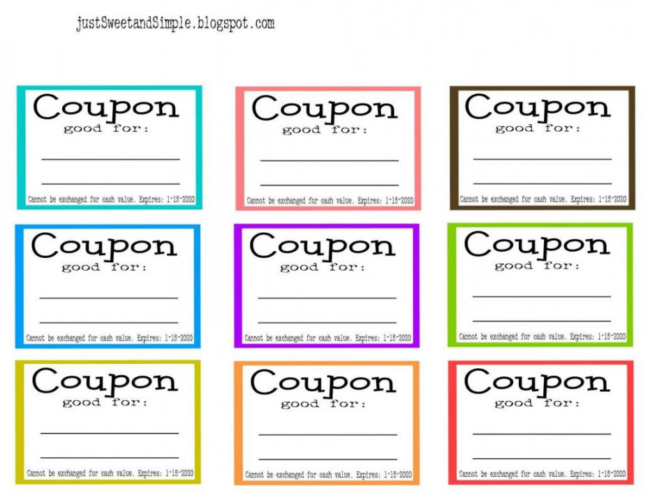 Coupon Template Word  Coupon template, Printable coupon book