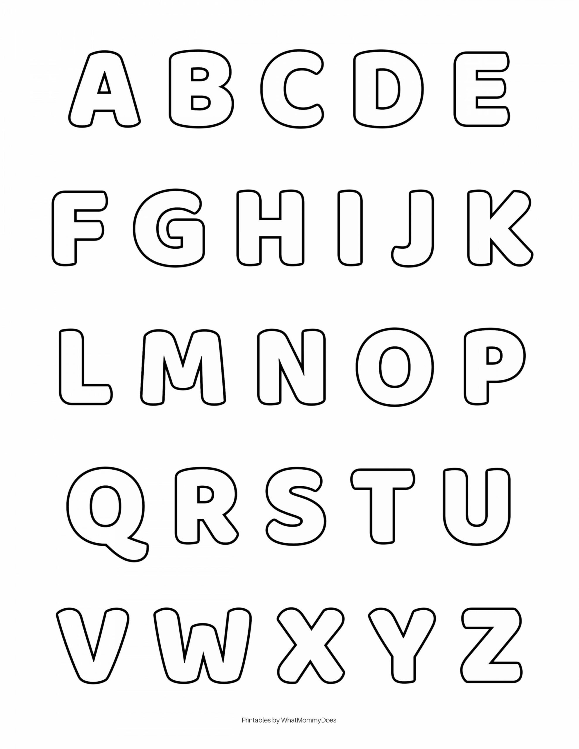 Free Alphabet Printables – Letters, Worksheets, Stencils & ABC