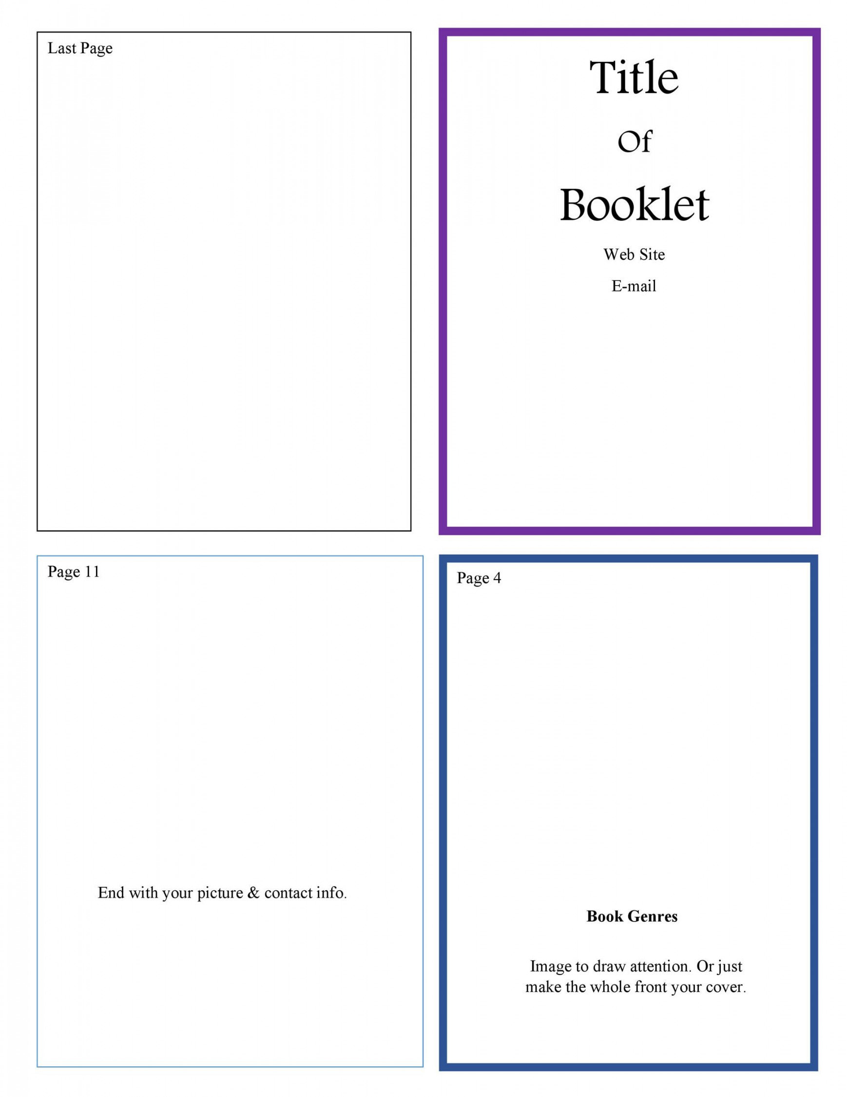 Free Booklet Templates & Designs (MS Word) ᐅ TemplateLab