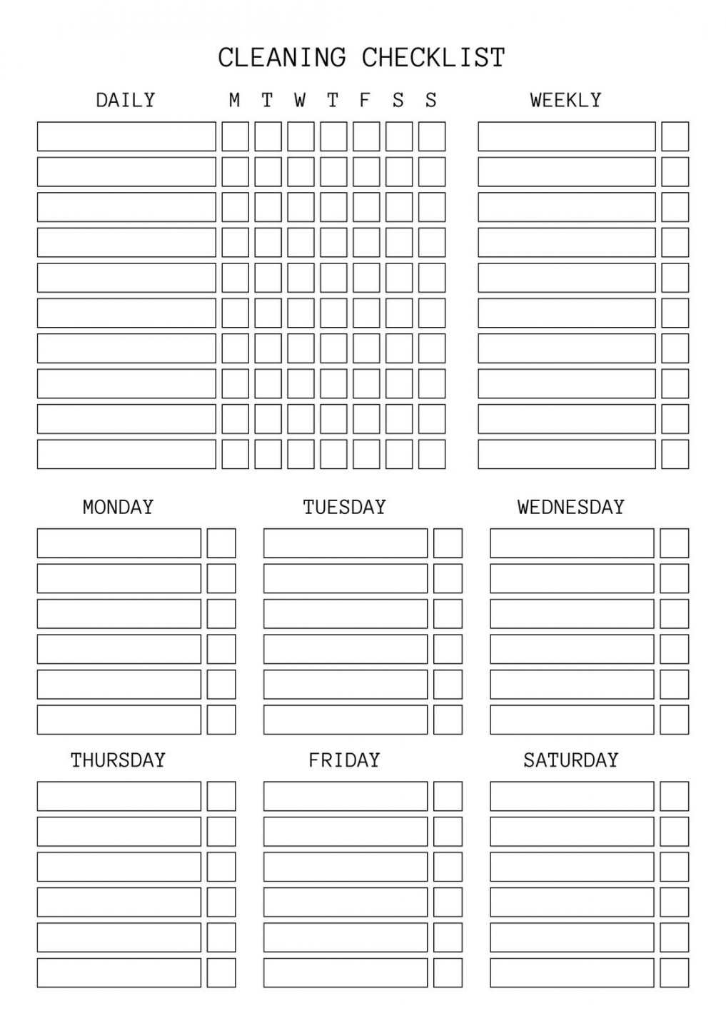 Free, custom downloadable checklist templates  Canva