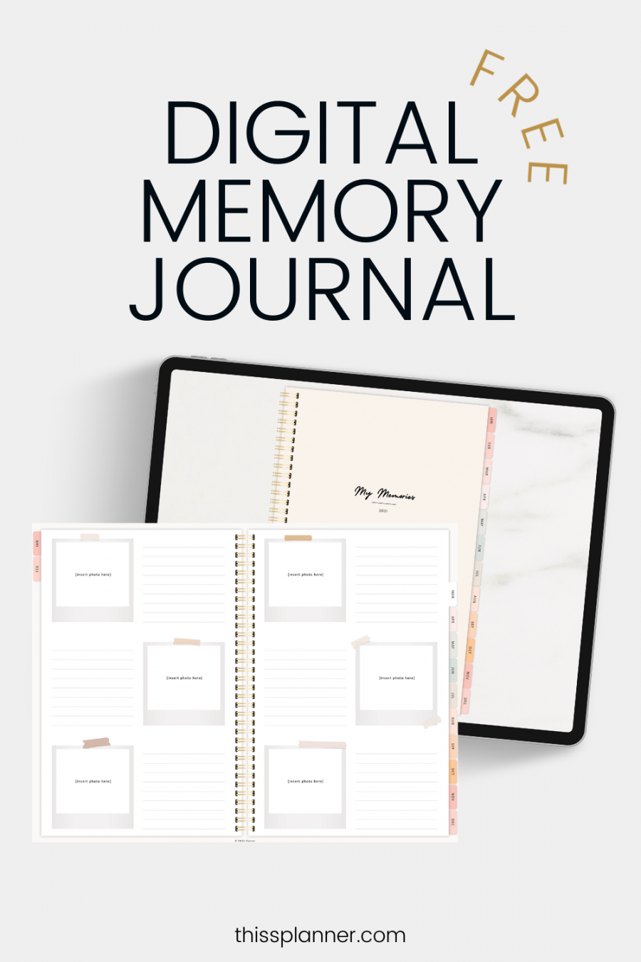 free digital journal for goodnotes  Digital journal, Memory