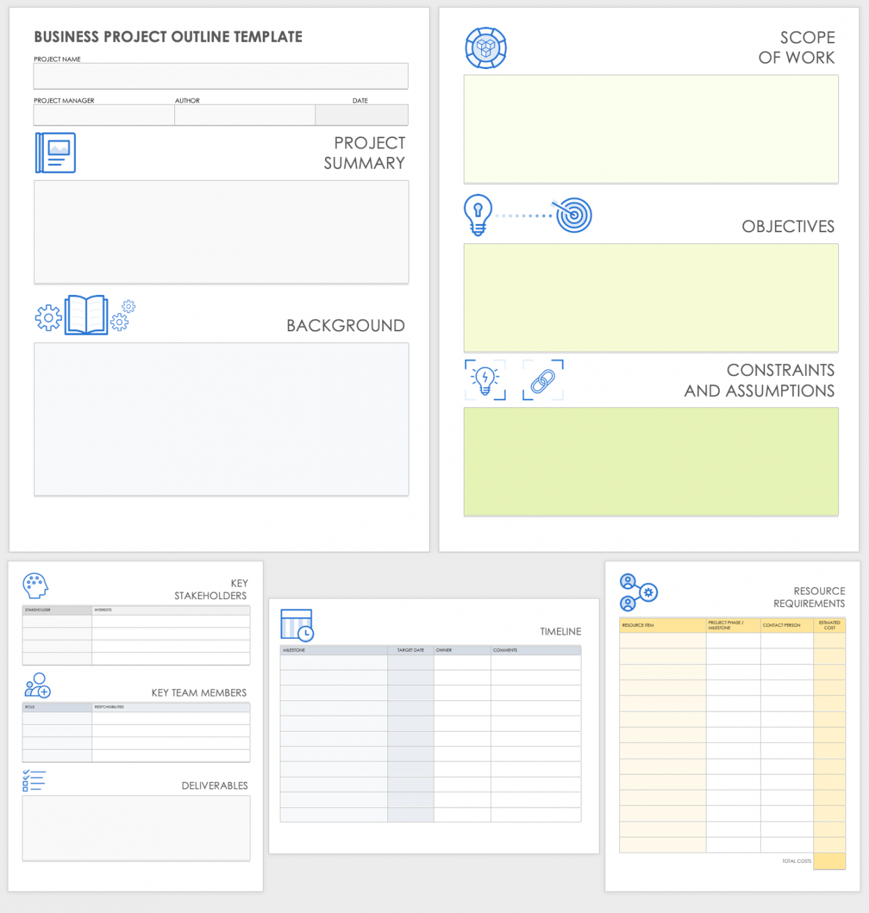 Free Project Outline Templates  Smartsheet