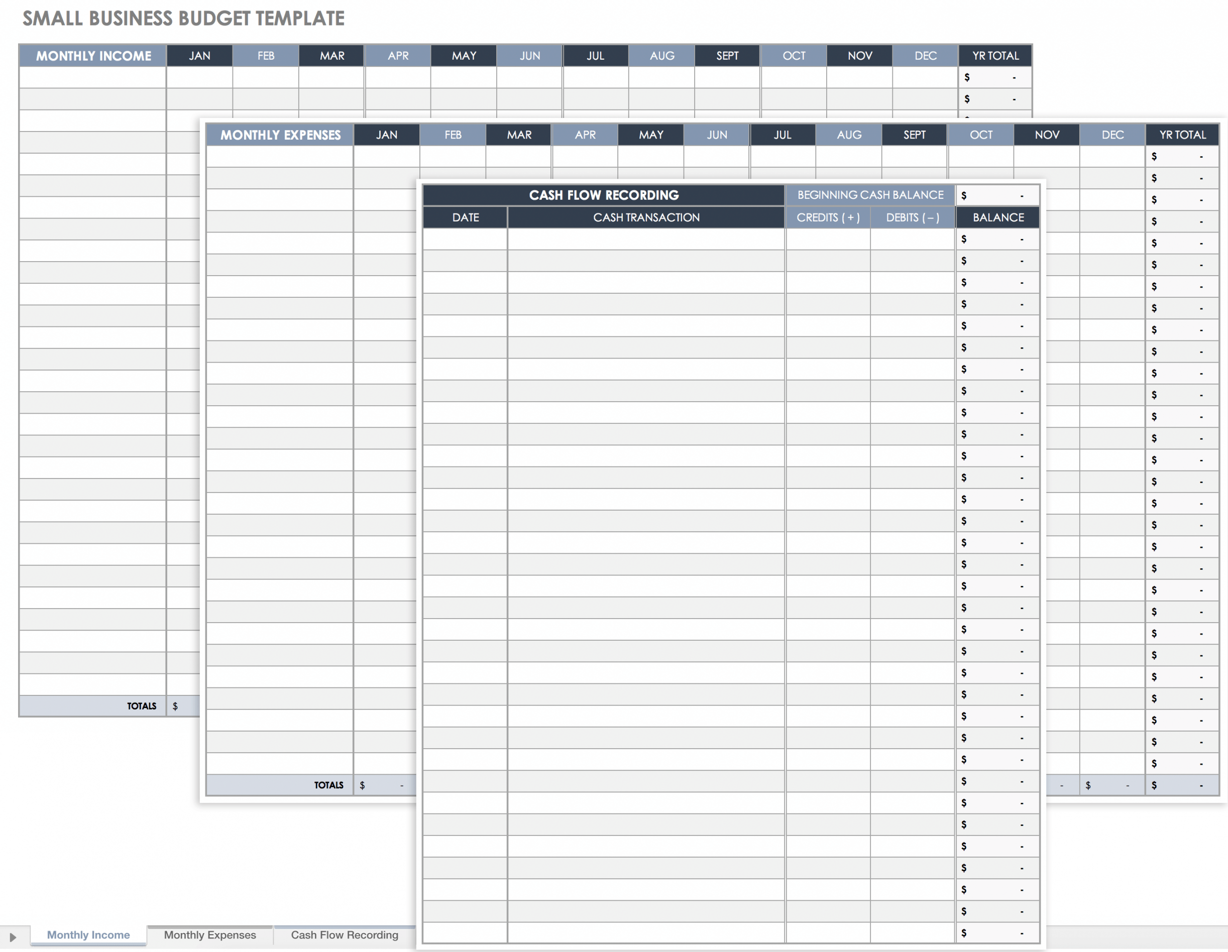 Free Small Business Budget Templates  Smartsheet