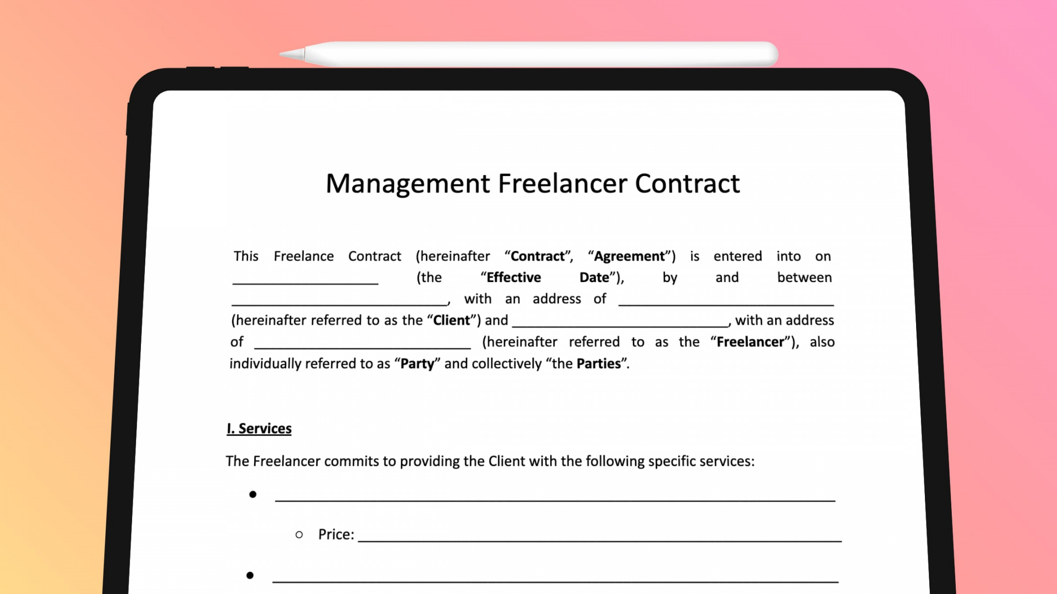 Google Doc Contract Templates by SignHouse