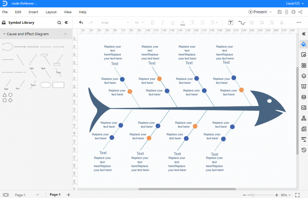 How to Create a Fishbone Diagram in Excel  EdrawMax Online