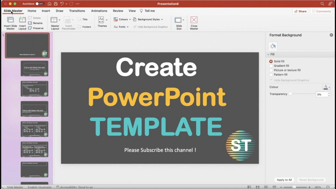 How To Create A PowerPoint Template (For Beginners )