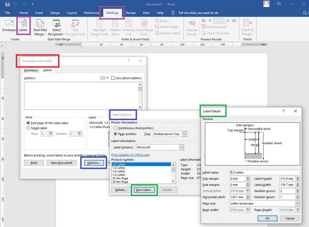 How To Make Label Templates Using Word