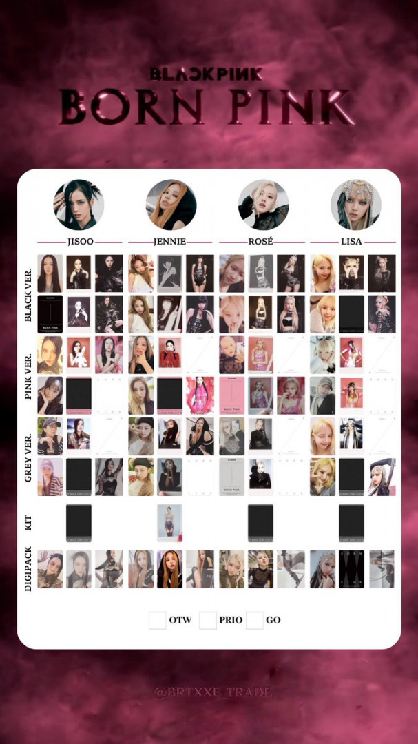 liz on X: "BLACKPINK BORN PINK PHOTOCARD TEMPLATE update  Thank