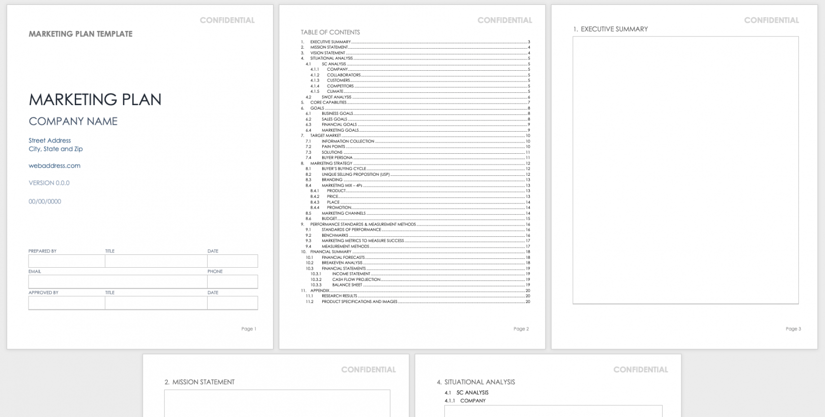 Marketing Plan Templates with Guide  Smartsheet