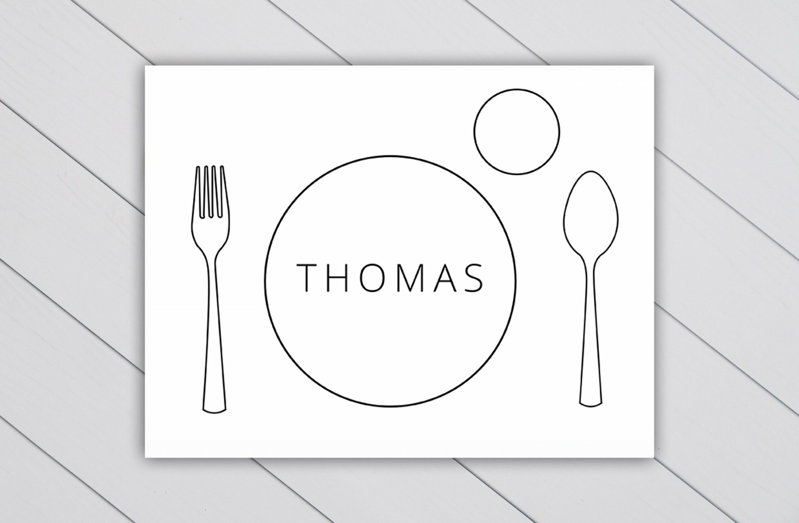 Montessori Placemat Template US Letter Montessori Printable - Etsy