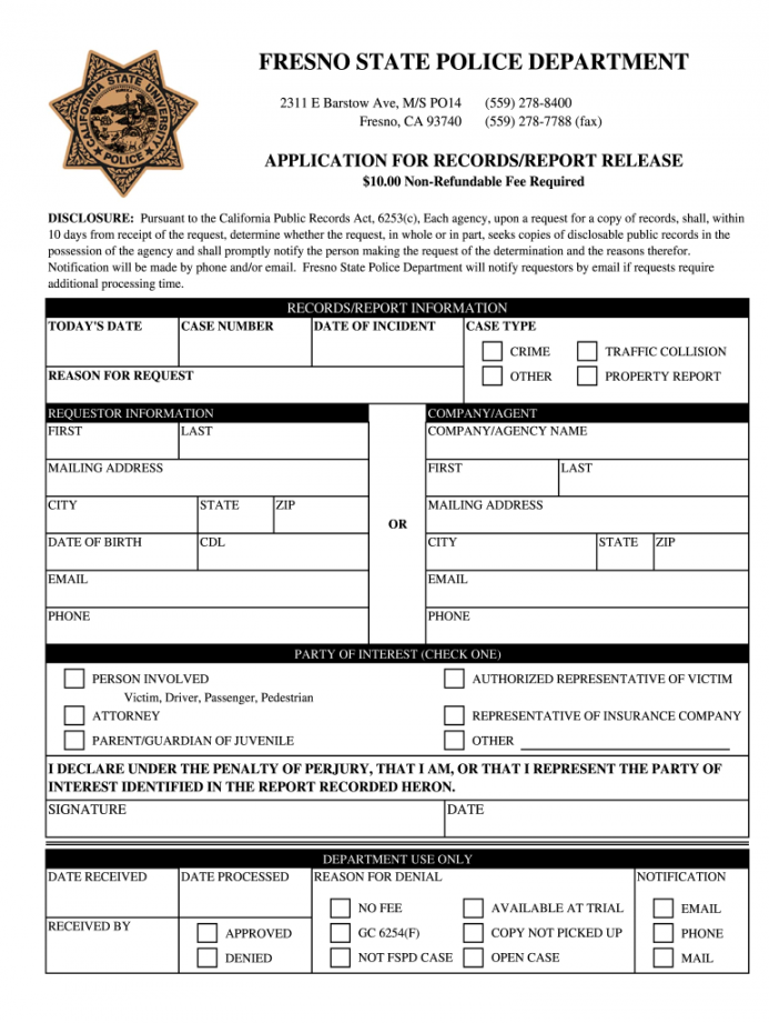 Police Report Template - Fill Online, Printable, Fillable, Blank