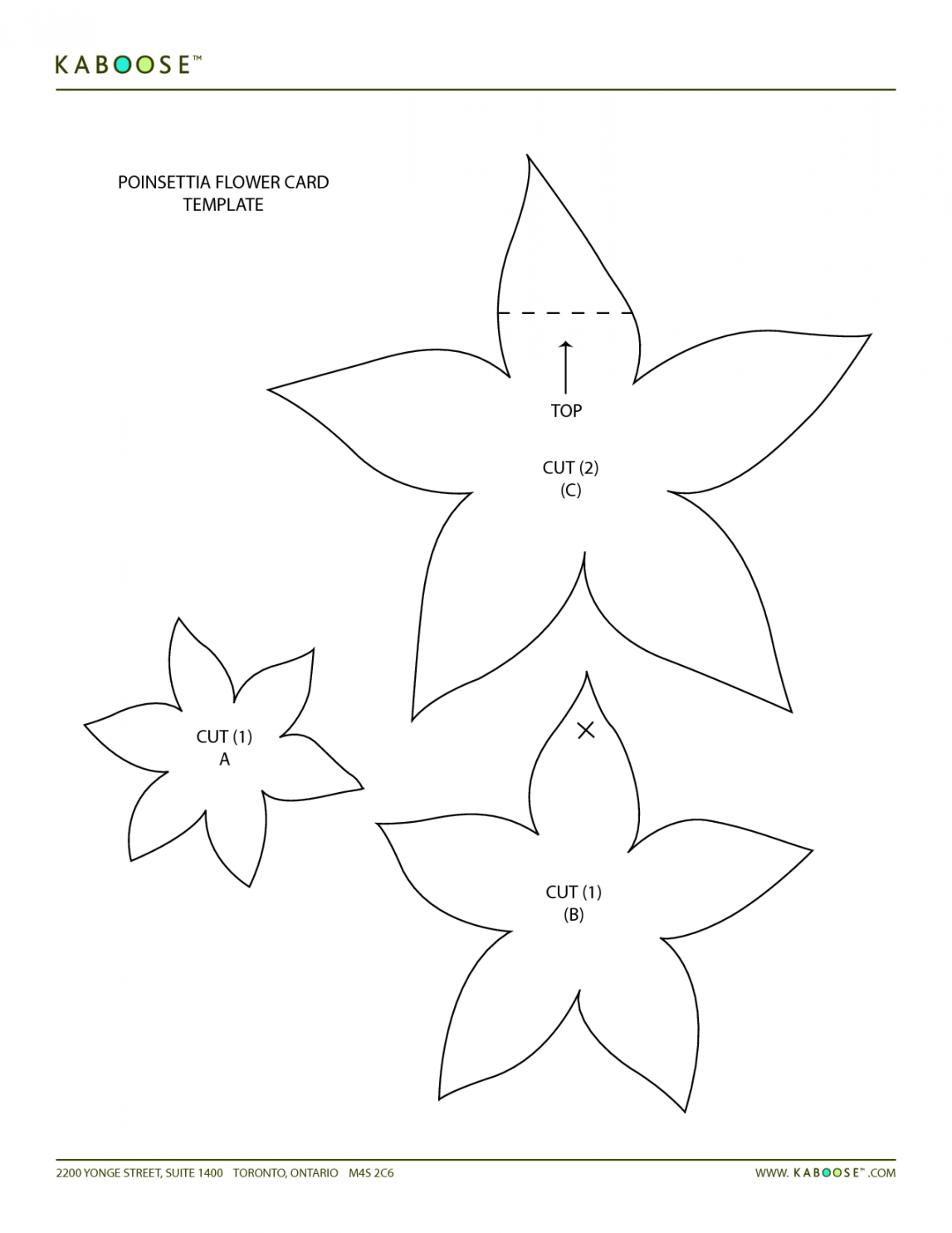 Printable Flower Template  Flower petal template, Flower template