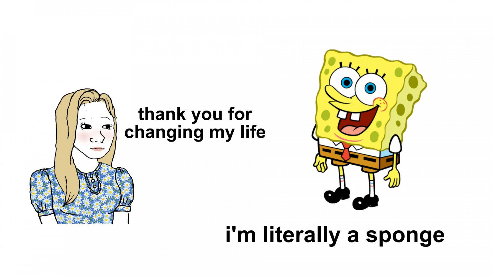 Thank You For Changing My Life Meme Template