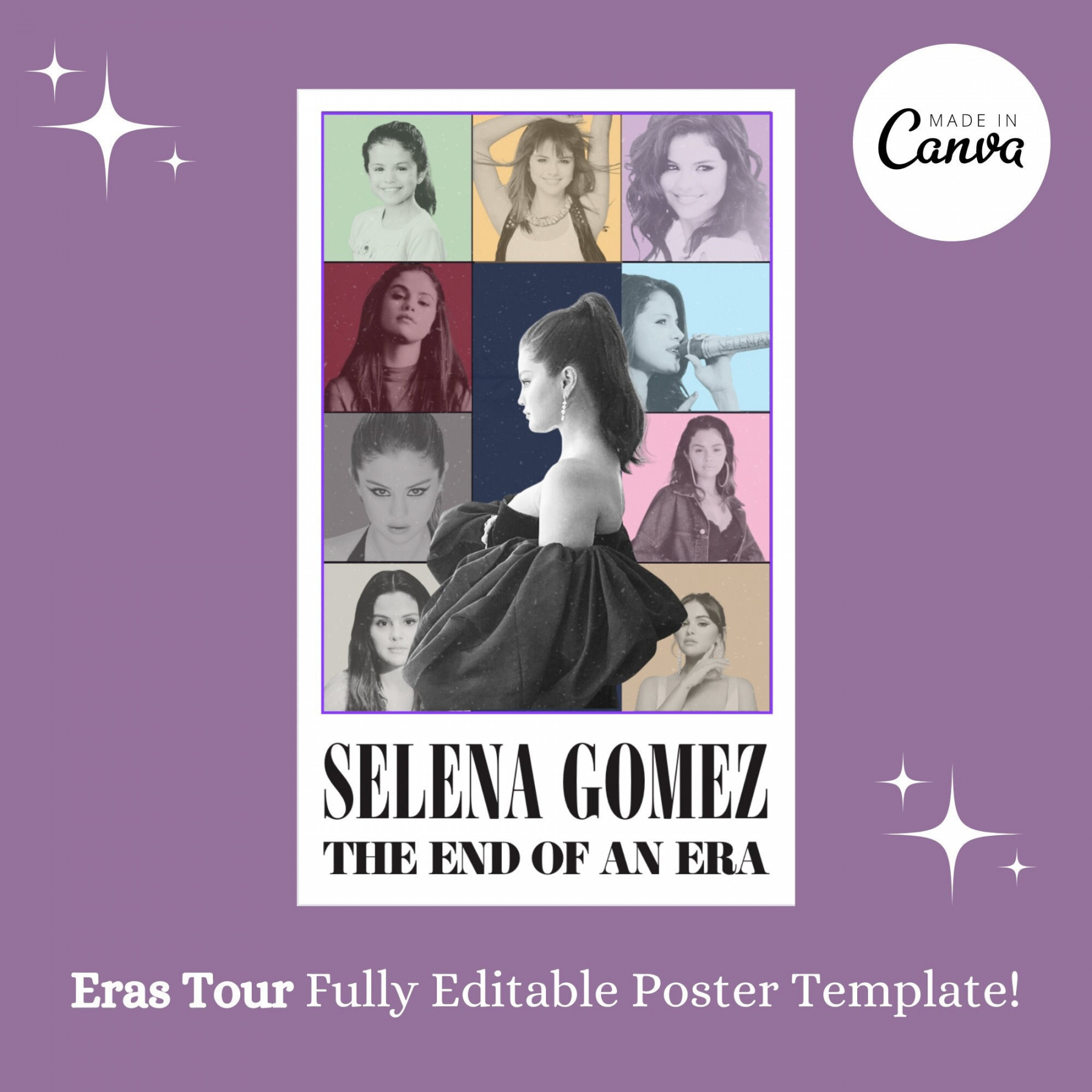 Bearbeitbares Canva Eras Tour Poster Eras Tour - Etsy