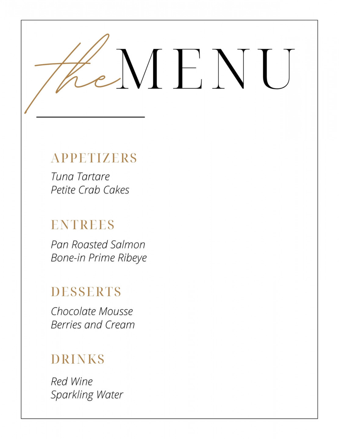 Customize ,36+ Menus Templates Online - Canva