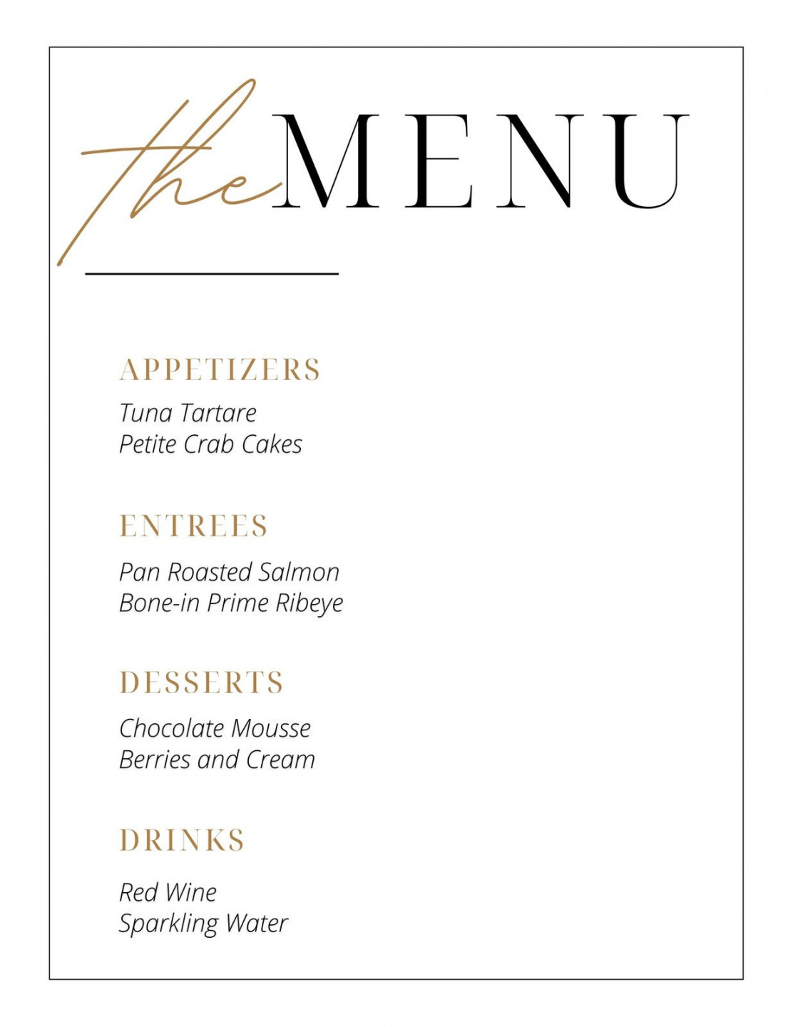 Customize ,41+ Menus Templates Online - Canva