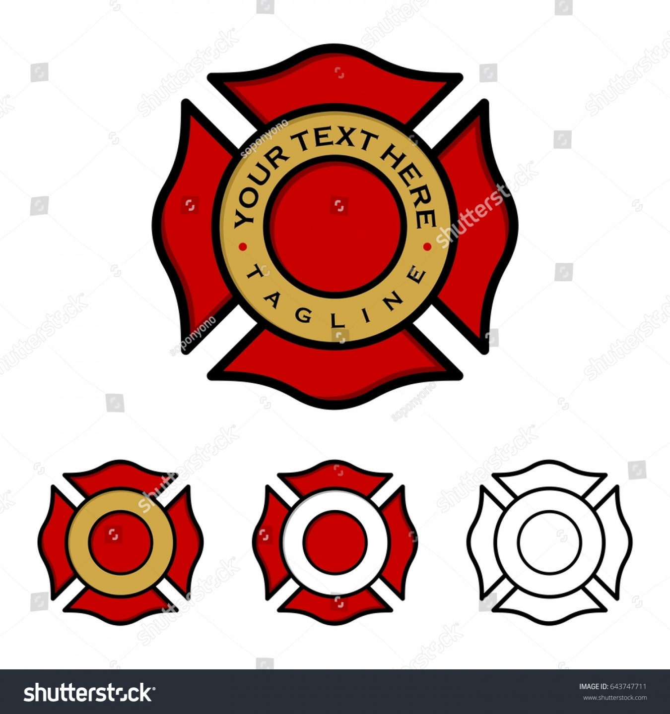 Fire Department Logo Template Images, Stock Photos, D objects