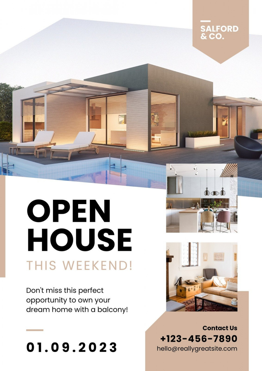 Free and customizable open house templates