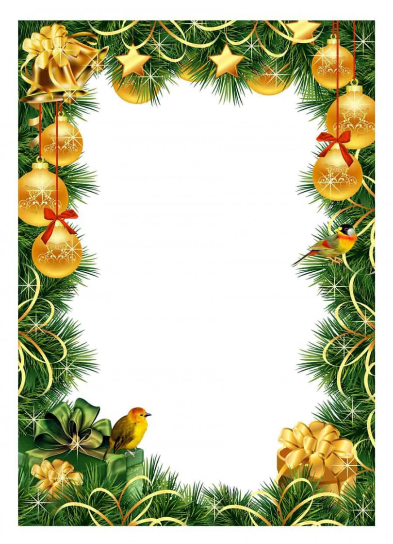 FREE Christmas Borders and Frames - Printable Templates  Free