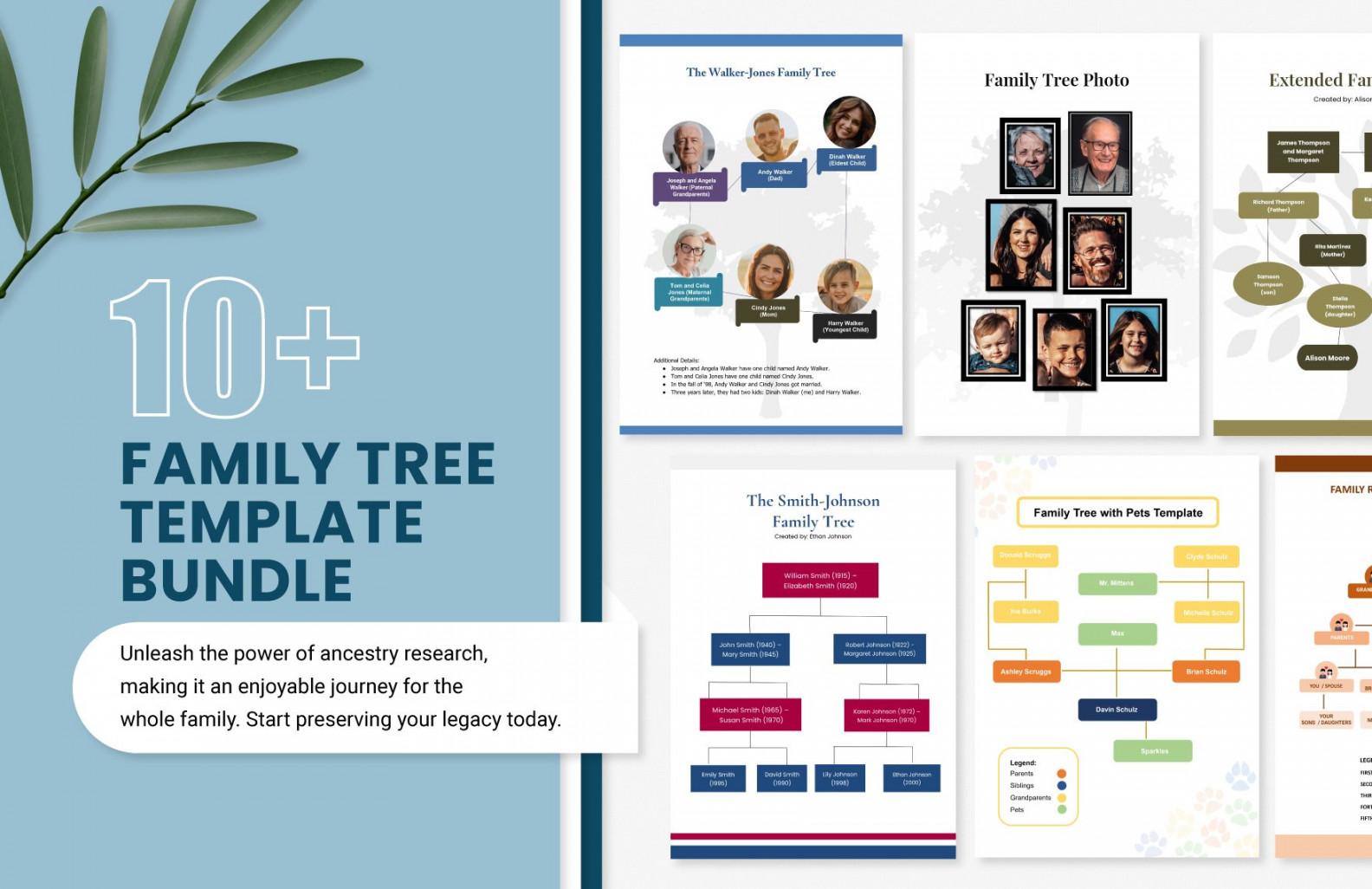 FREE Family Tree Google Docs - Template Download  Template