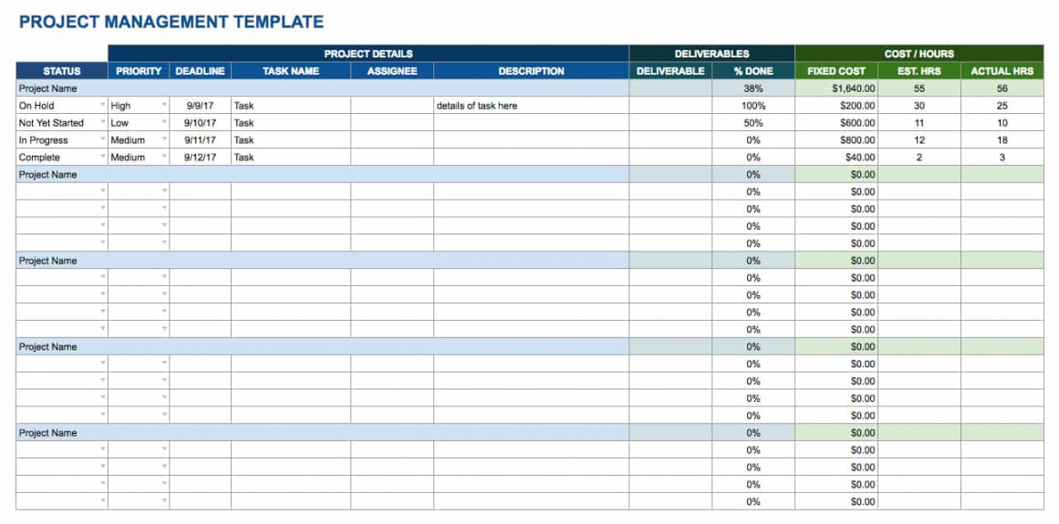 Free Google Docs and Spreadsheet Templates Smartsheet