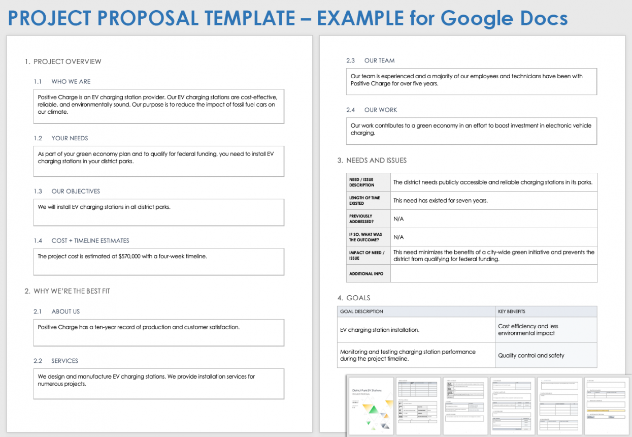 Free Google Docs Project Proposal Templates  Smartsheet