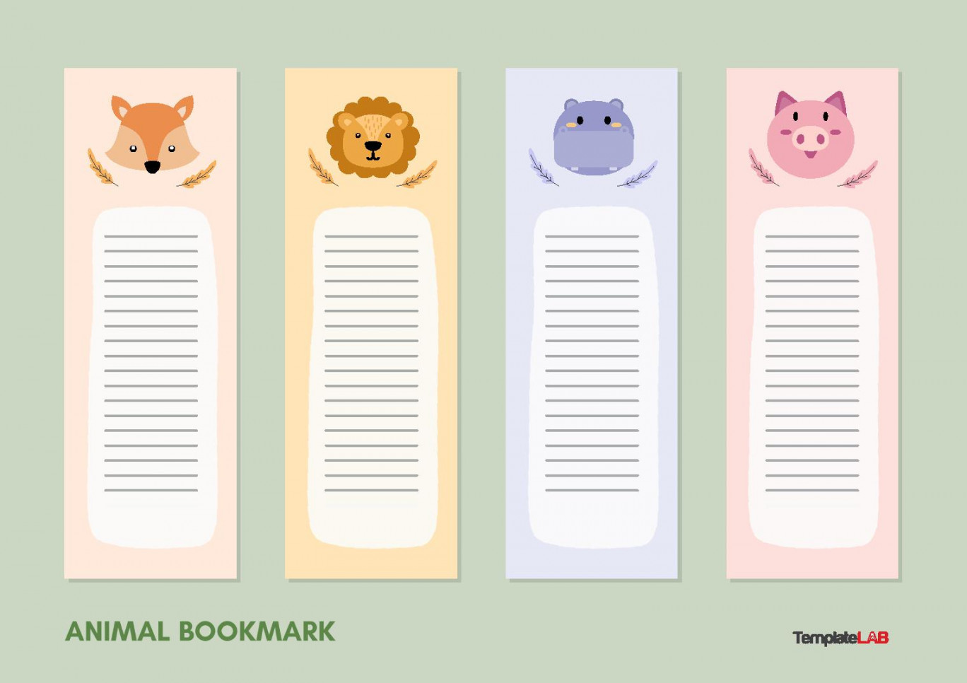 Free Printable Bookmark Templates [Word, PDF]