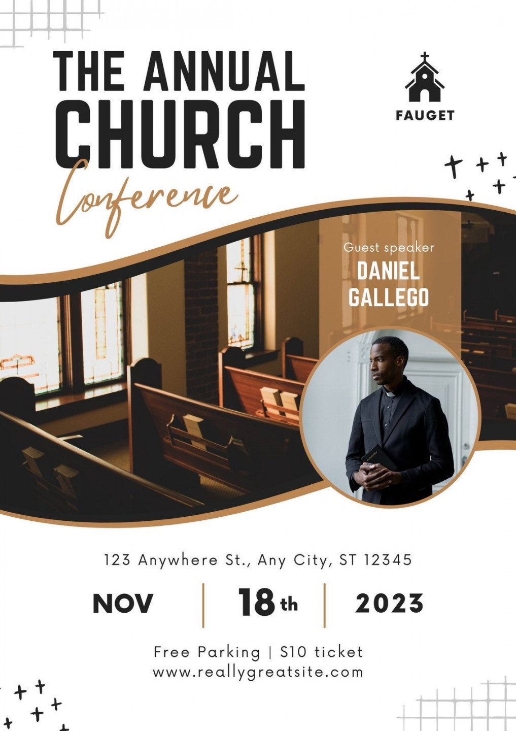 Free printable, customizable church flyer templates  Canva